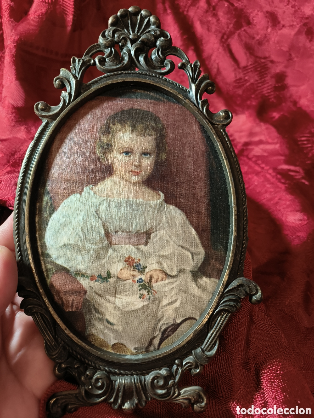 Vintage: Retrato ovalado de ni&ntilde;o - Foto 4