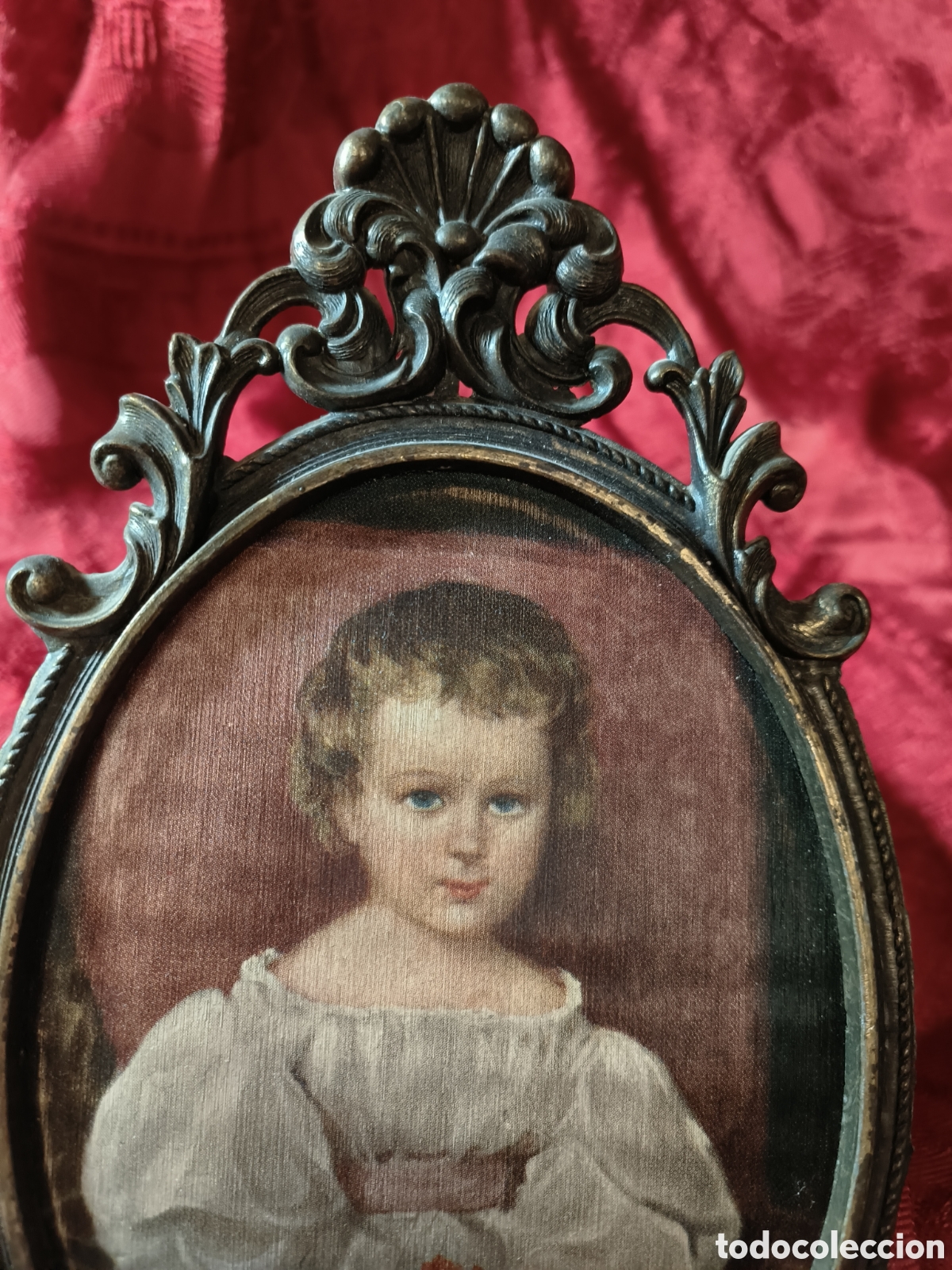 Vintage: Retrato ovalado de ni&ntilde;o - Foto 5