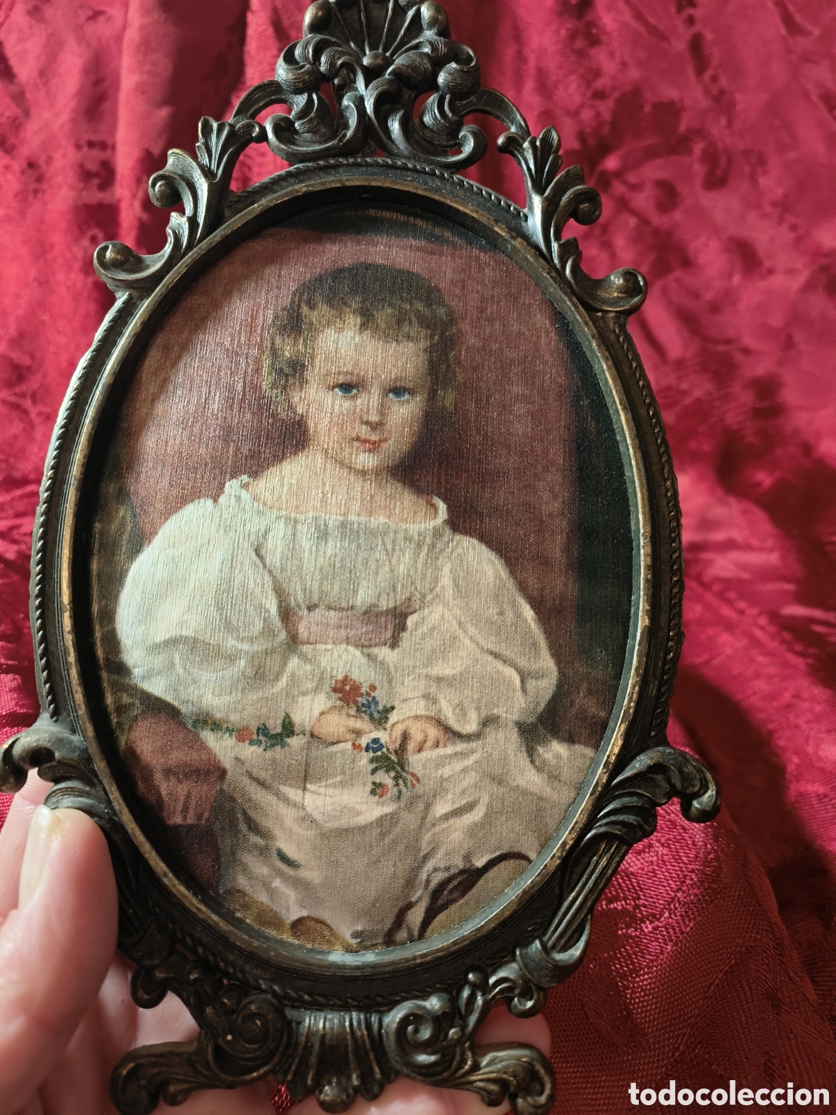 Vintage: Retrato ovalado de ni&ntilde;o - Foto 6