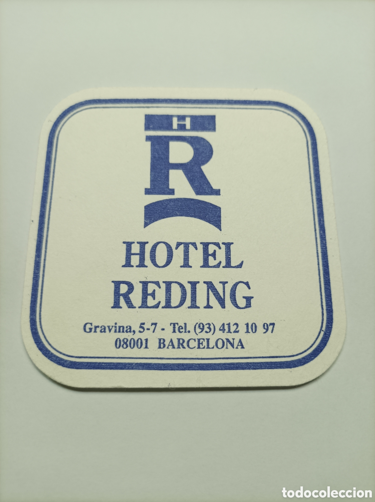 Vintage: HOTEL REDING. BARCELONA. POSAVASOS. - Foto 1