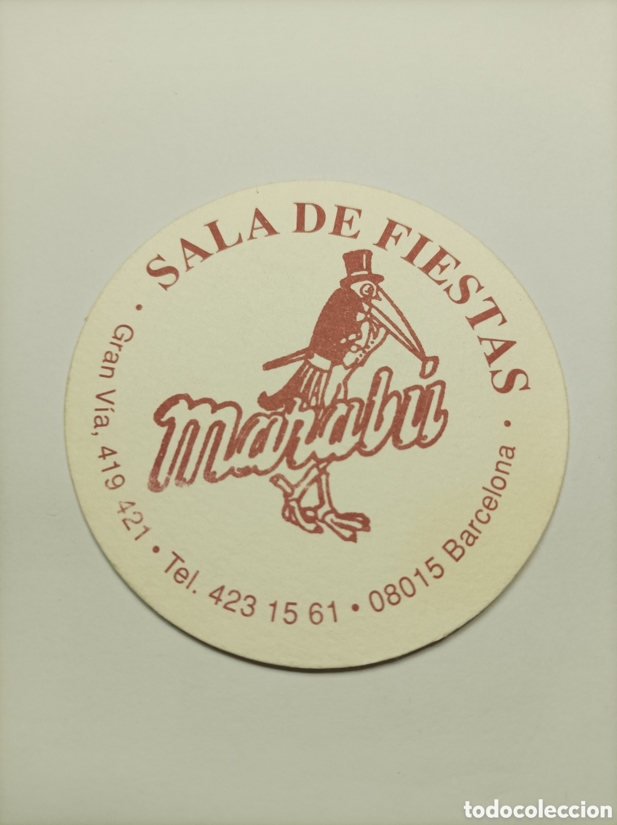 Vintage: MARABU. BARCELONA. POSAVASOS. - Foto 1