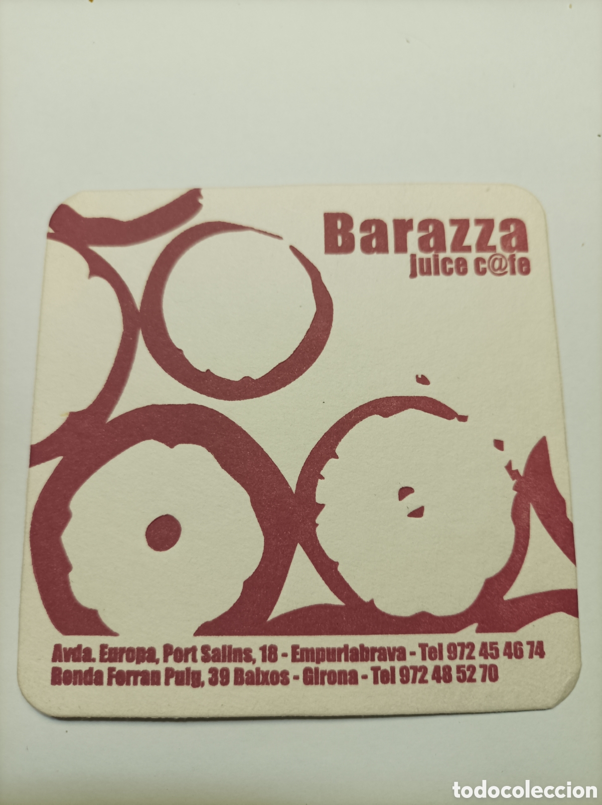 Vintage: BARAZZA. EMPURIBRAVA. POSAVASOS. - Foto 1
