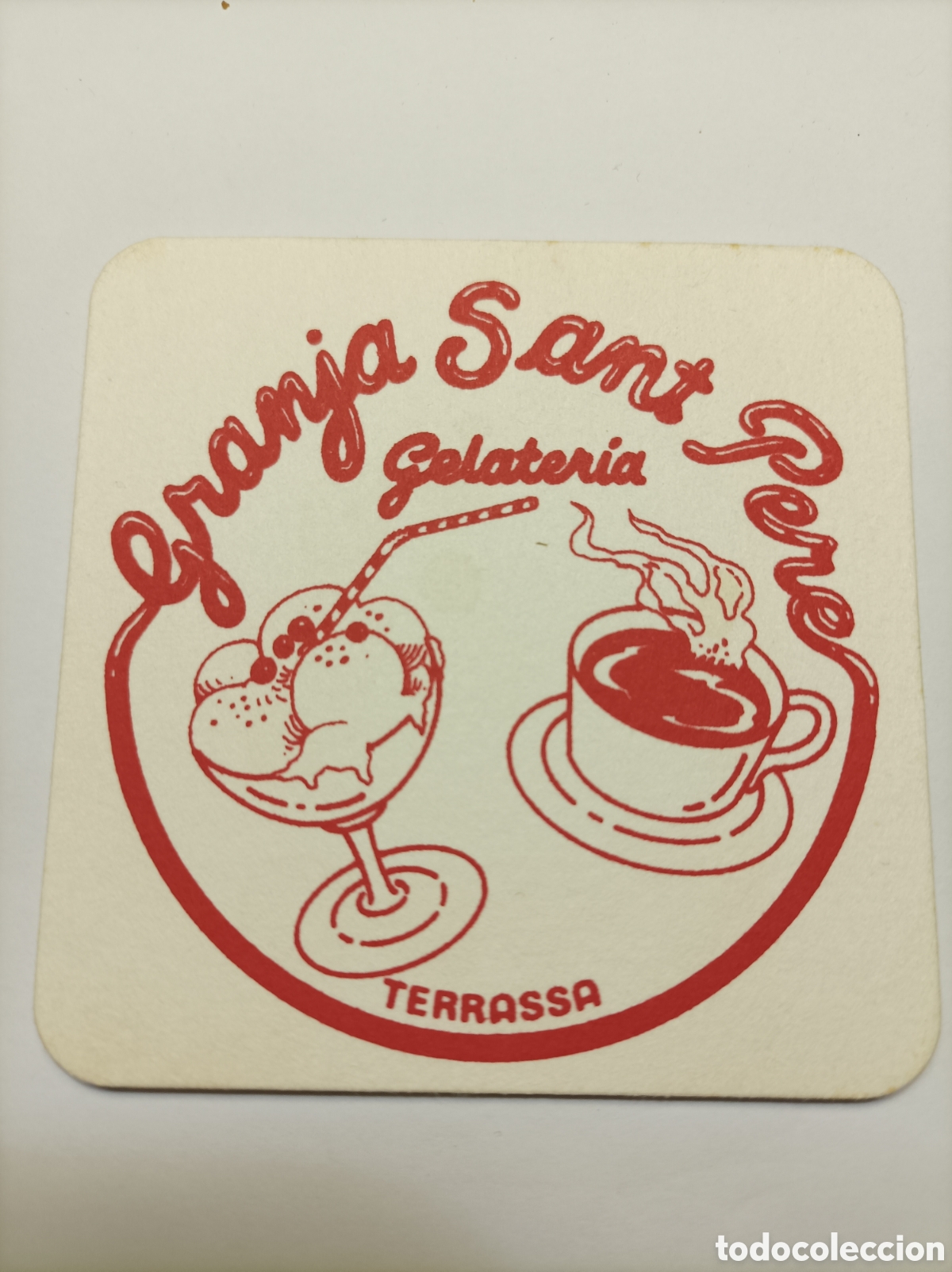 Vintage: GRANJA SANT PERE. TERRASA. POSAVASOS. - Foto 1