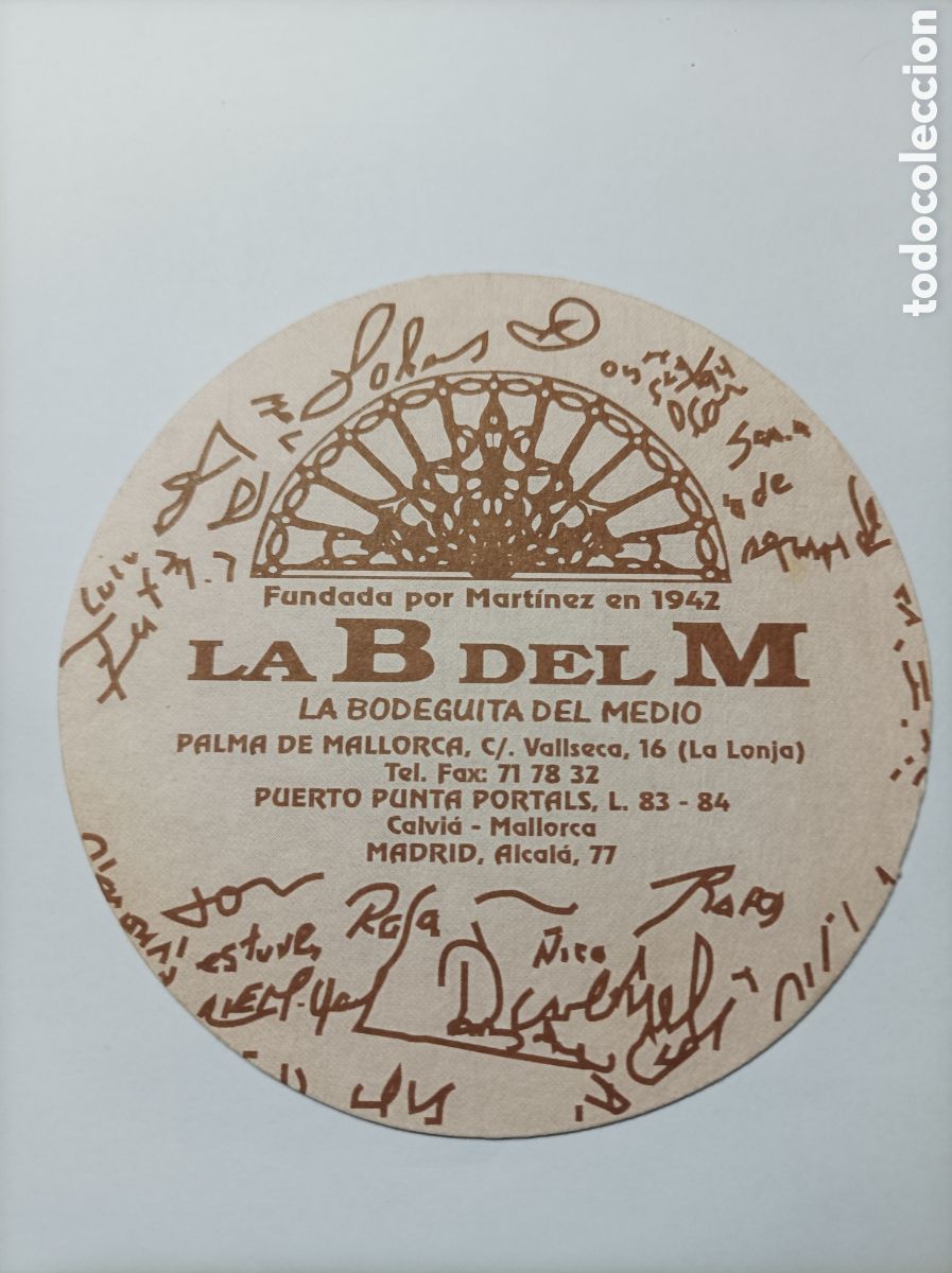 Vintage: LA BODEGUITA DE ENMEDIO. POSAVASOS. - Foto 1