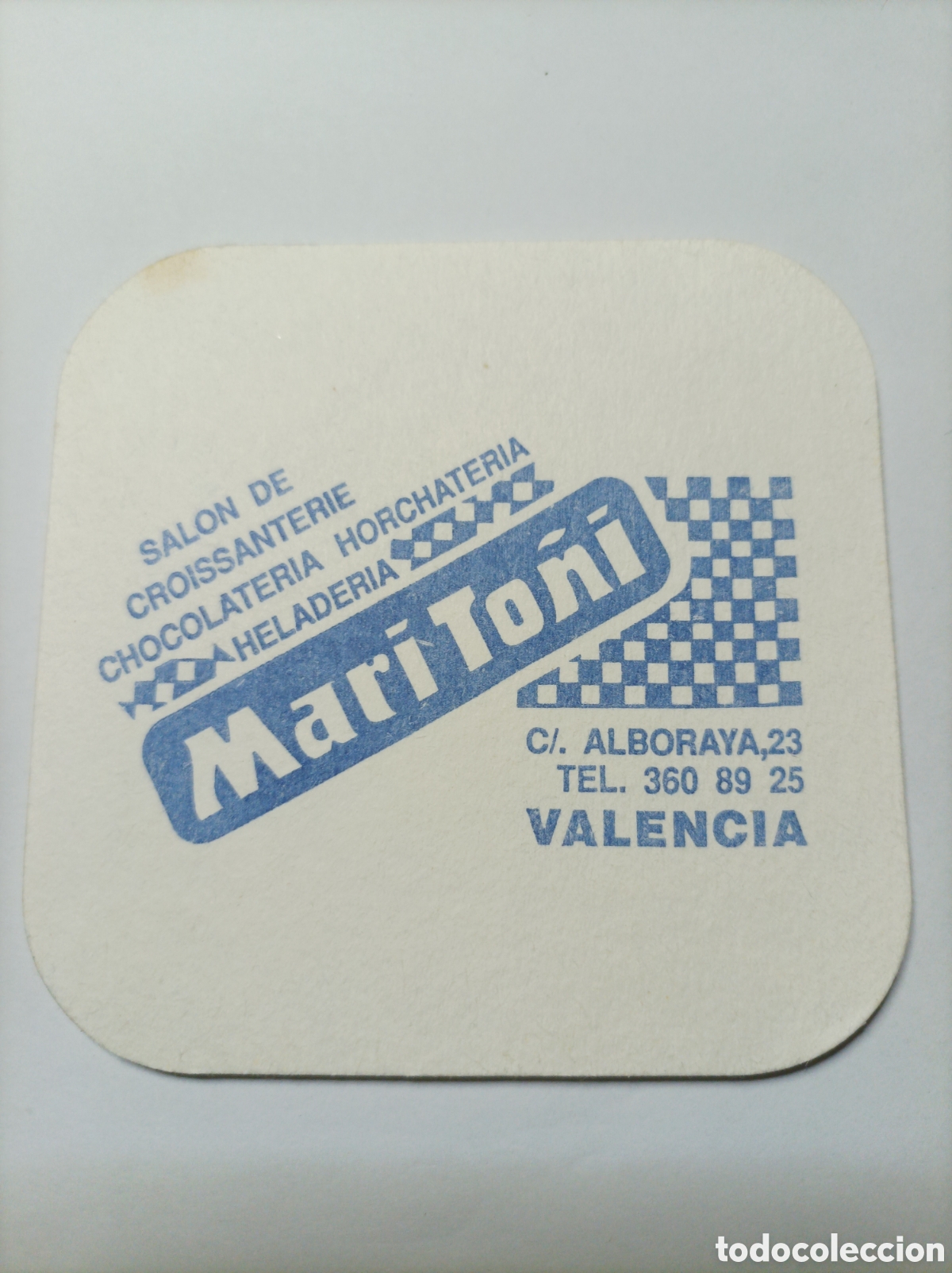 Vintage: MARI TO&Ntilde;I. VALENCIA. POSAVASOS. - Foto 1
