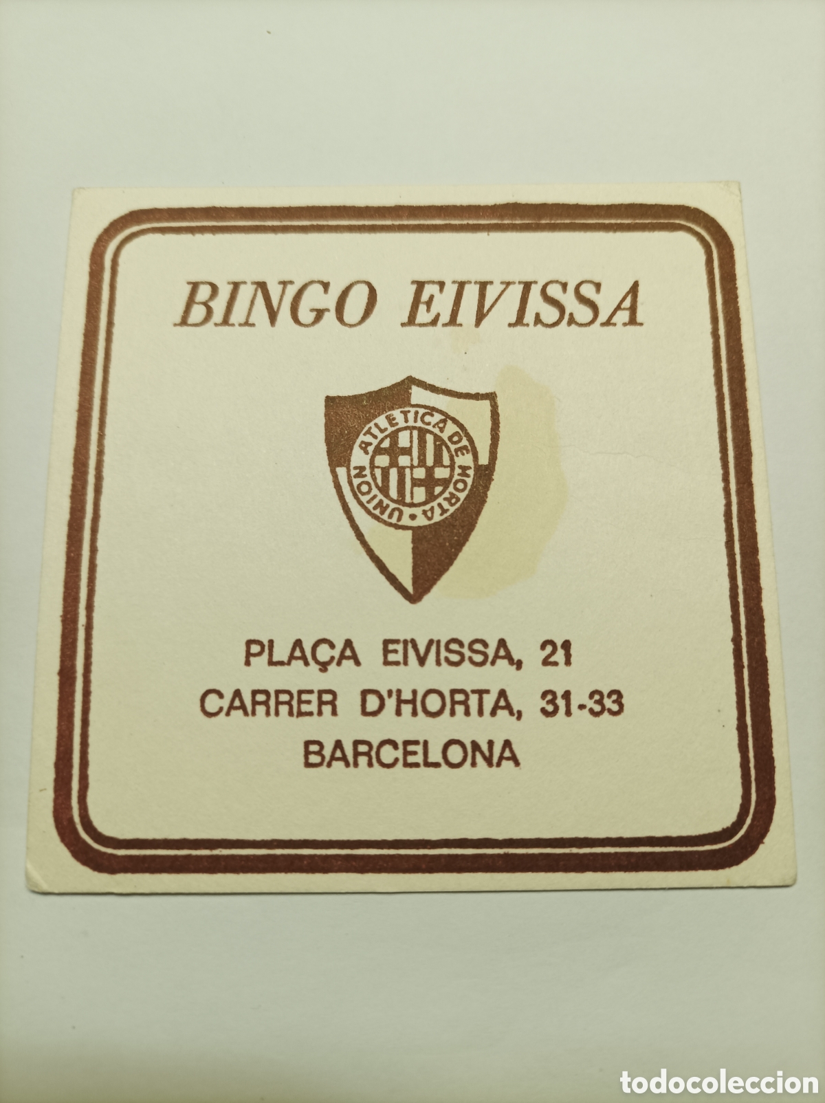 Vintage: BINGO EIVISSA. BARCELONA. POSAVASOS. - Foto 1