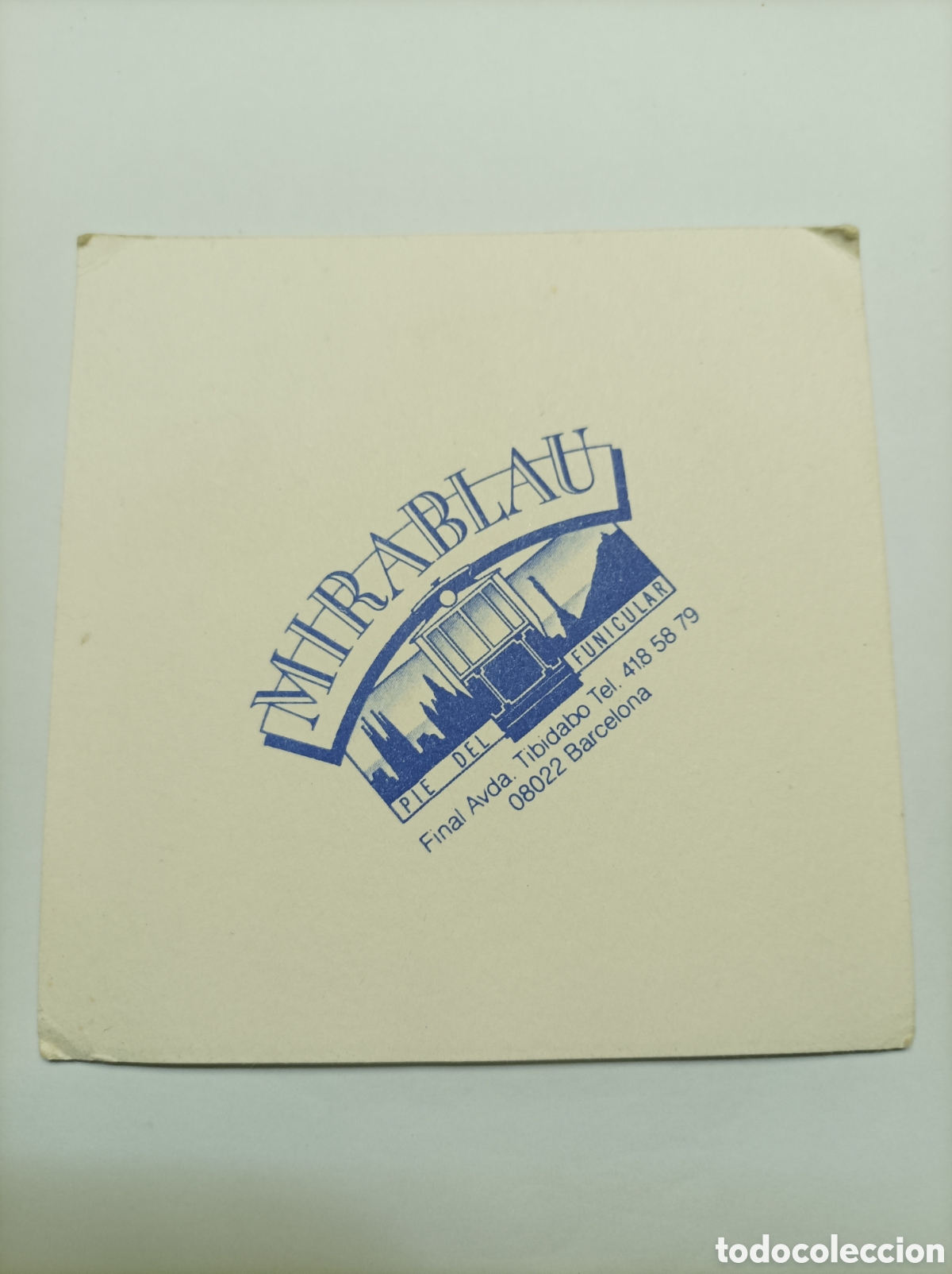 Vintage: MIRABLAU. BARCELONA. POSAVASOS. - Foto 1