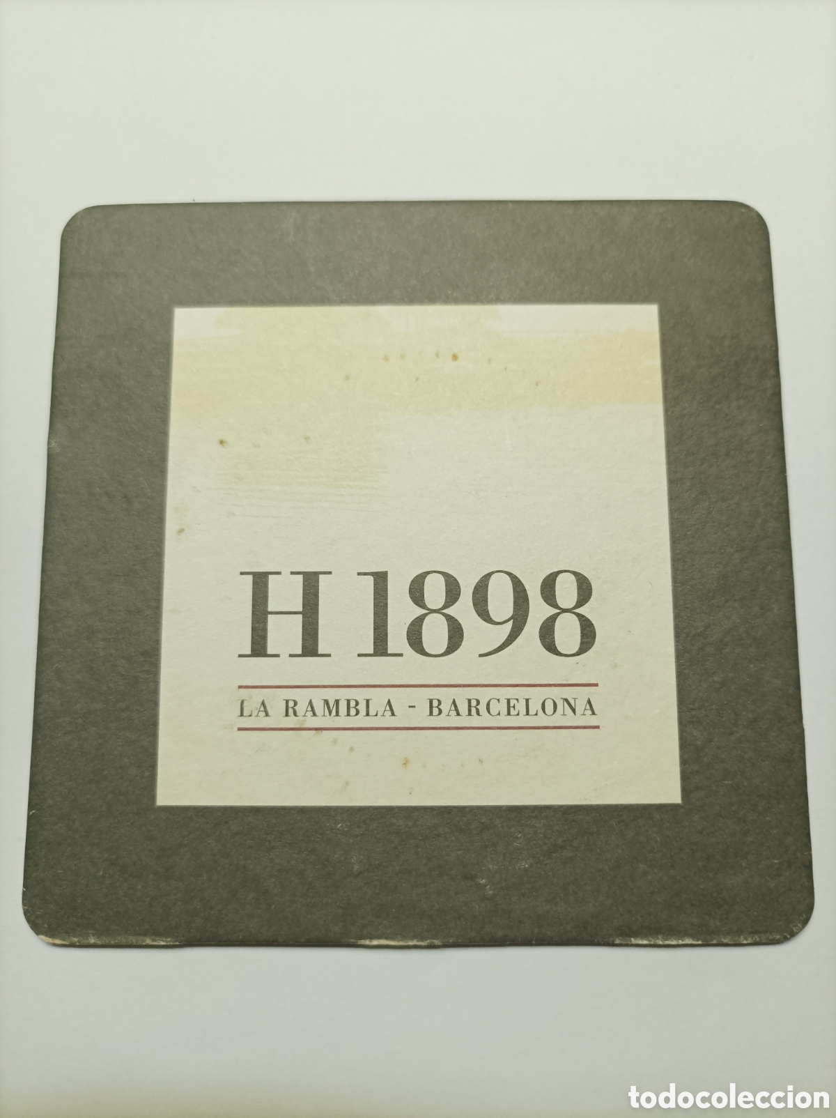 Vintage: H 1898. BARCELONA. POSAVASOS. - Foto 1