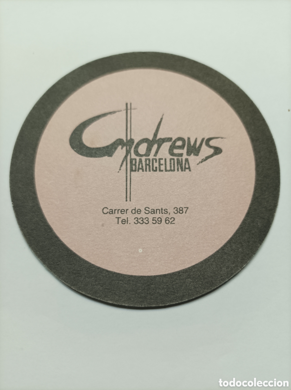 Vintage: ANDREWS. BARCELONA. POSAVASOS. - Foto 2