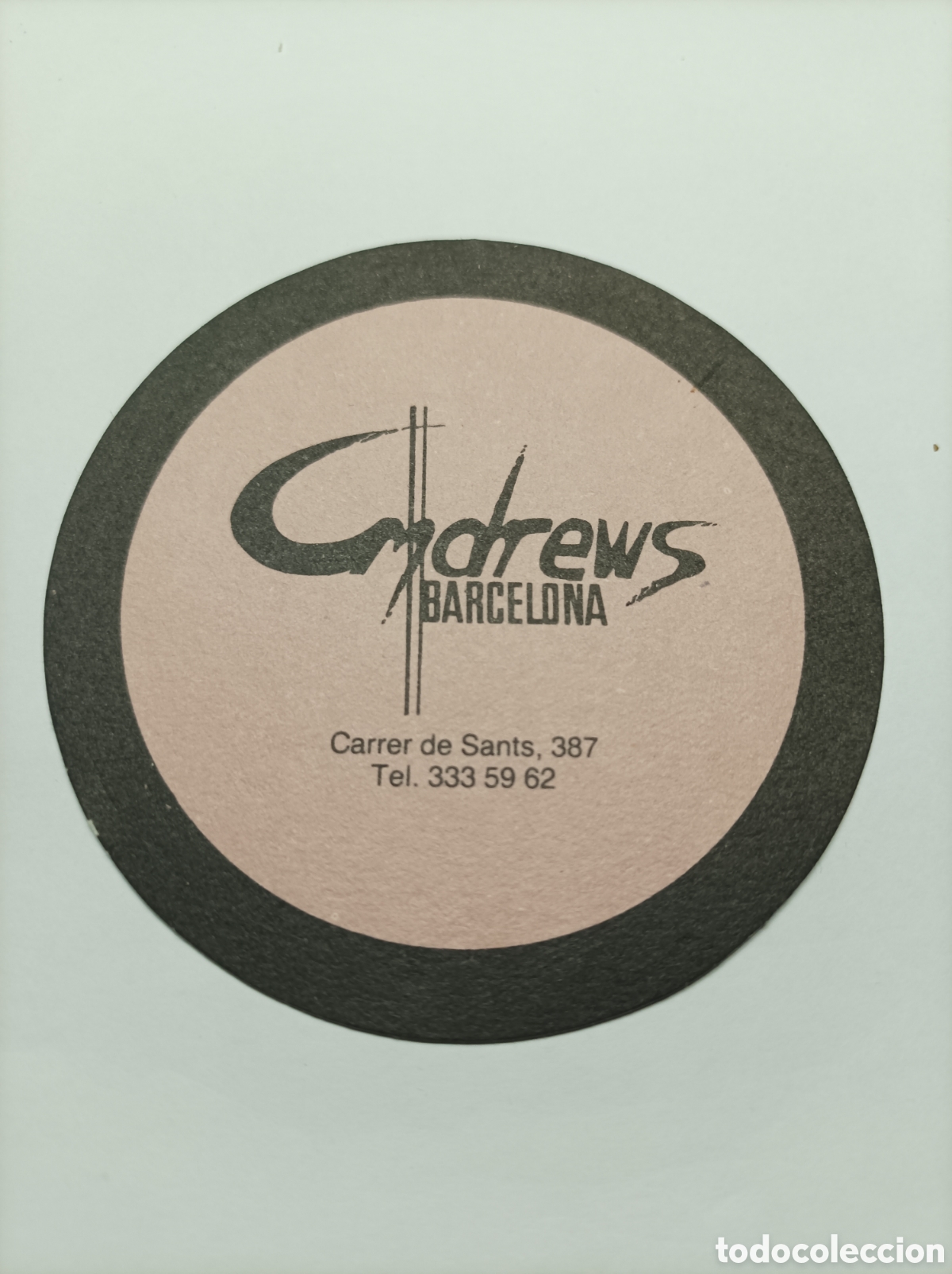 Vintage: ANDREWS. BARCELONA. POSAVASOS. - Foto 1