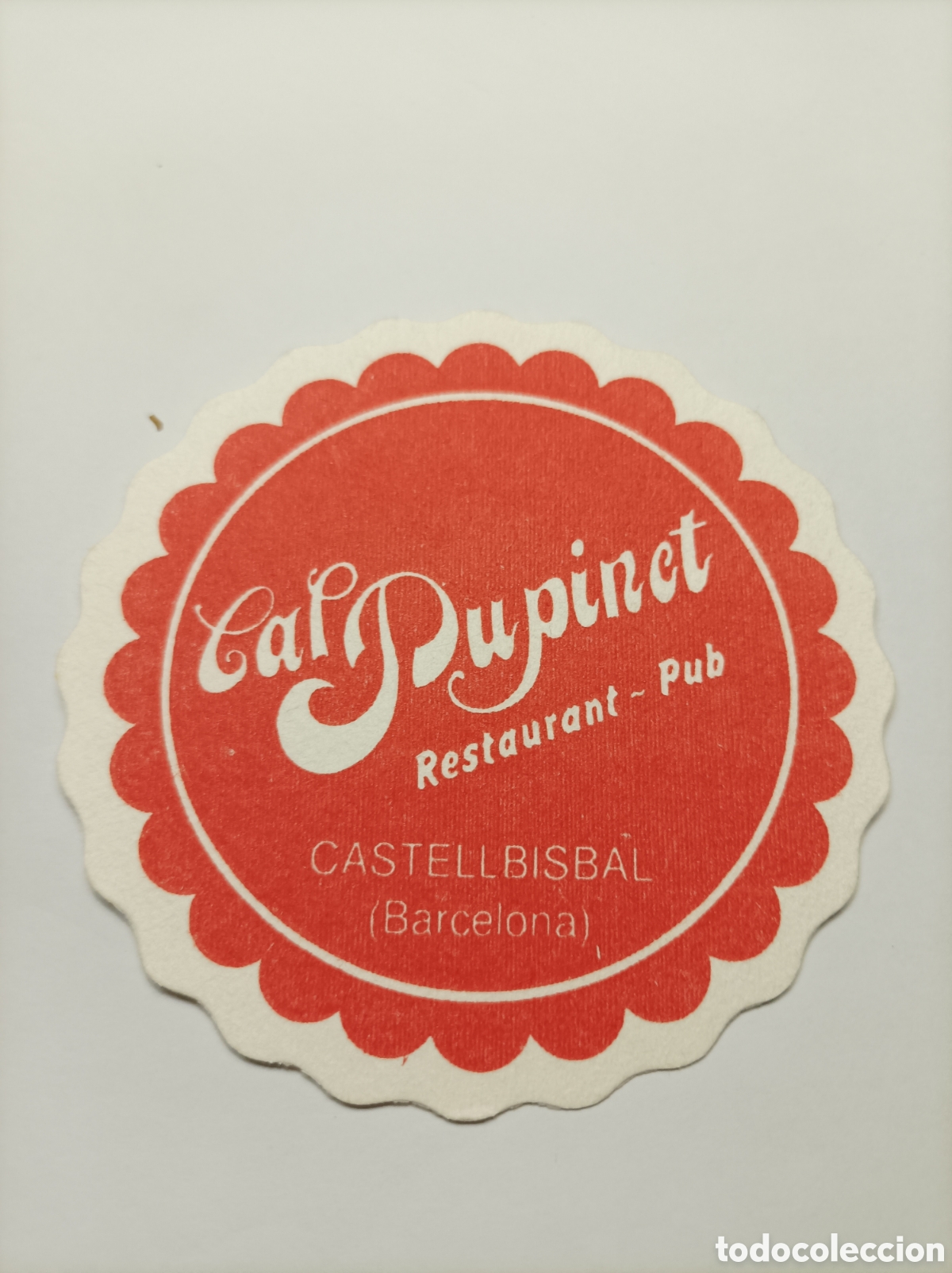 Vintage: CAL PUPINET. PUB. CASTELLBISBAL. POSAVASOS. - Foto 1