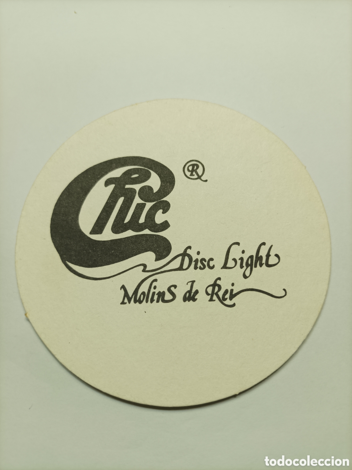 Vintage: CHIC DISC LIGHT. MOLINS DE MAR. POSAVASOS. - Foto 1