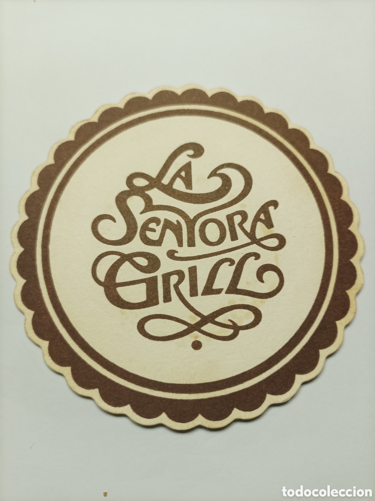 Vintage: LA SENYORA GRILL. POSAVASOS. - Foto 1