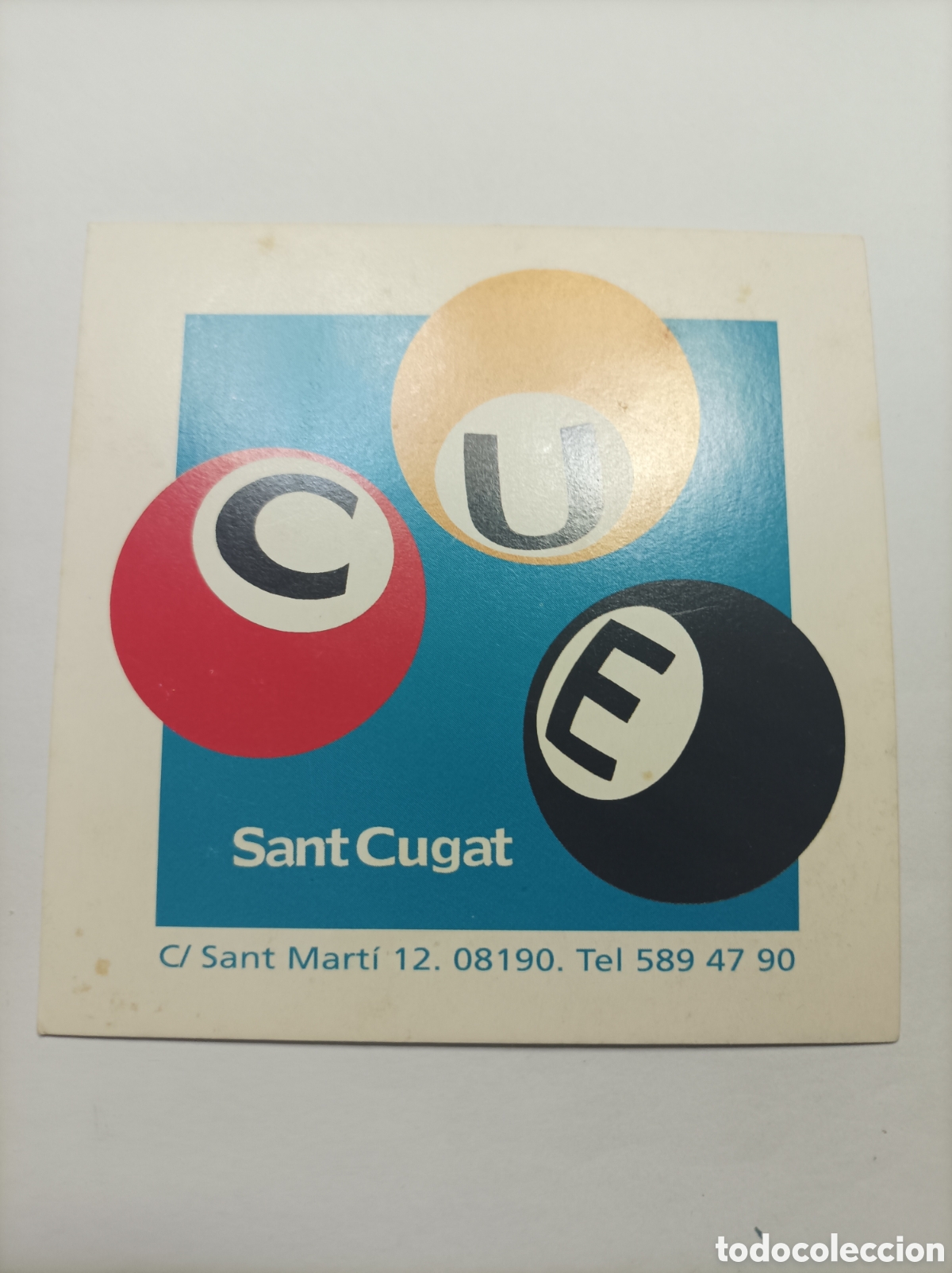 Vintage: CUE. SANT CUGAT. POSAVASOS. - Foto 1