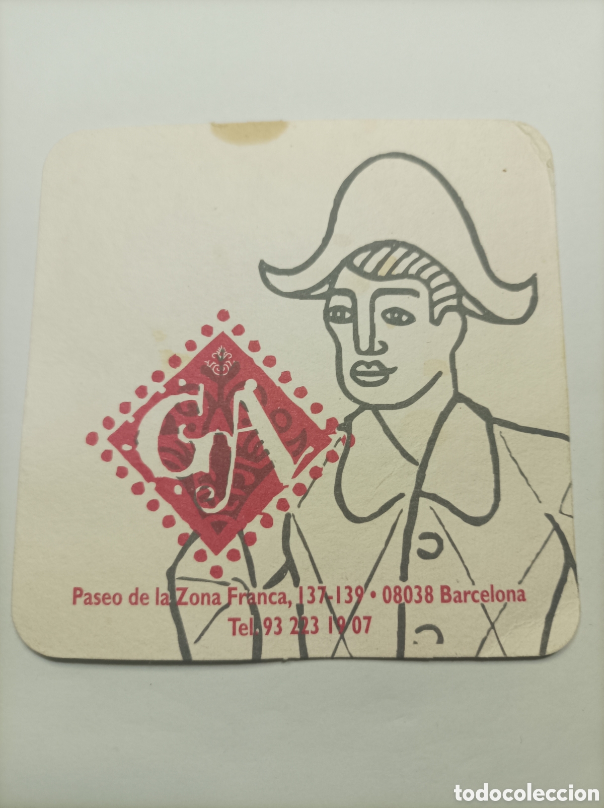 Vintage: GA. BARCELONA. POSAVASOS. - Foto 1