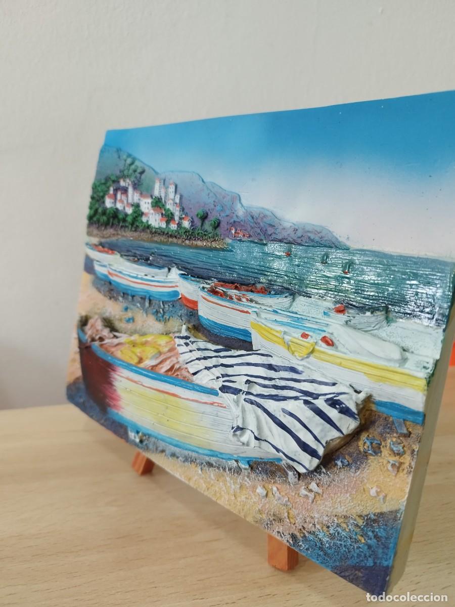 Vintage: Cuadro con soporte, pintado en relieve Nuevo - Foto 2