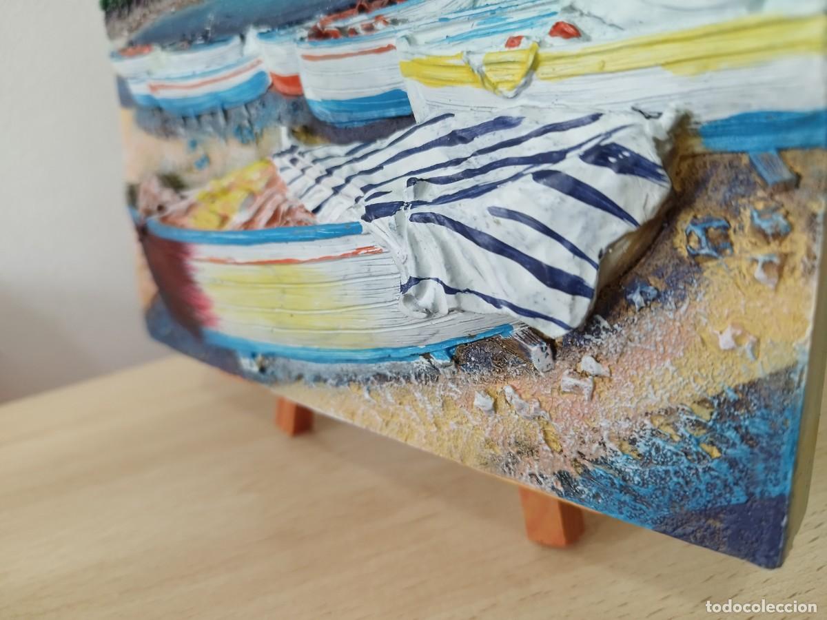 Vintage: Cuadro con soporte, pintado en relieve Nuevo - Foto 3