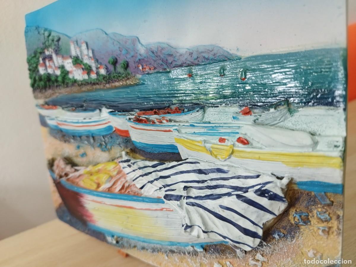 Vintage: Cuadro con soporte, pintado en relieve Nuevo - Foto 4