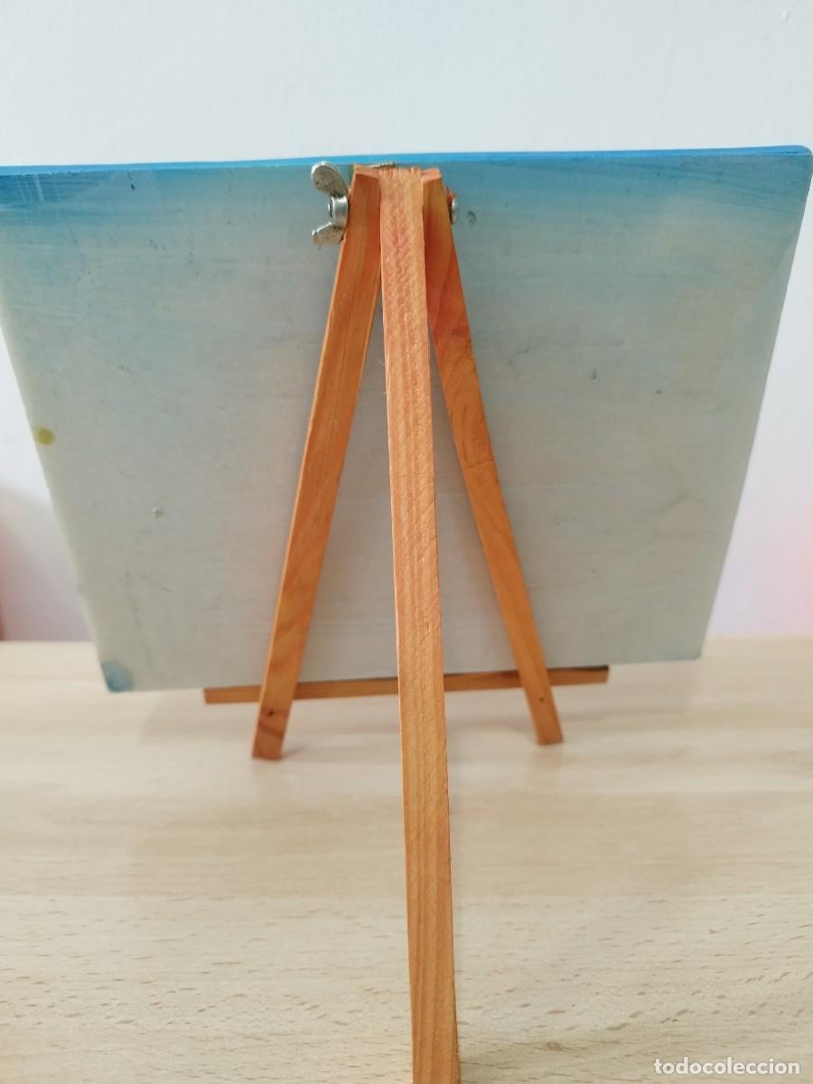 Vintage: Cuadro con soporte, pintado en relieve Nuevo - Foto 7