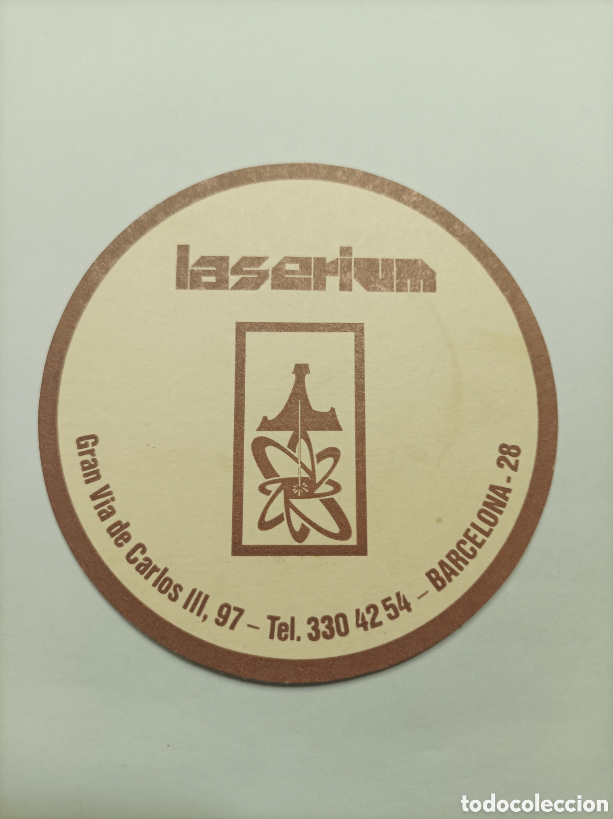 Vintage: LASERIUM. BARCELONA. POSAVASOS - Foto 1