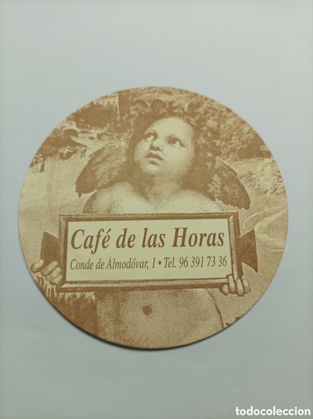 Vintage: CAFE DE LAS HORAS. POSAVASOS. - Foto 1