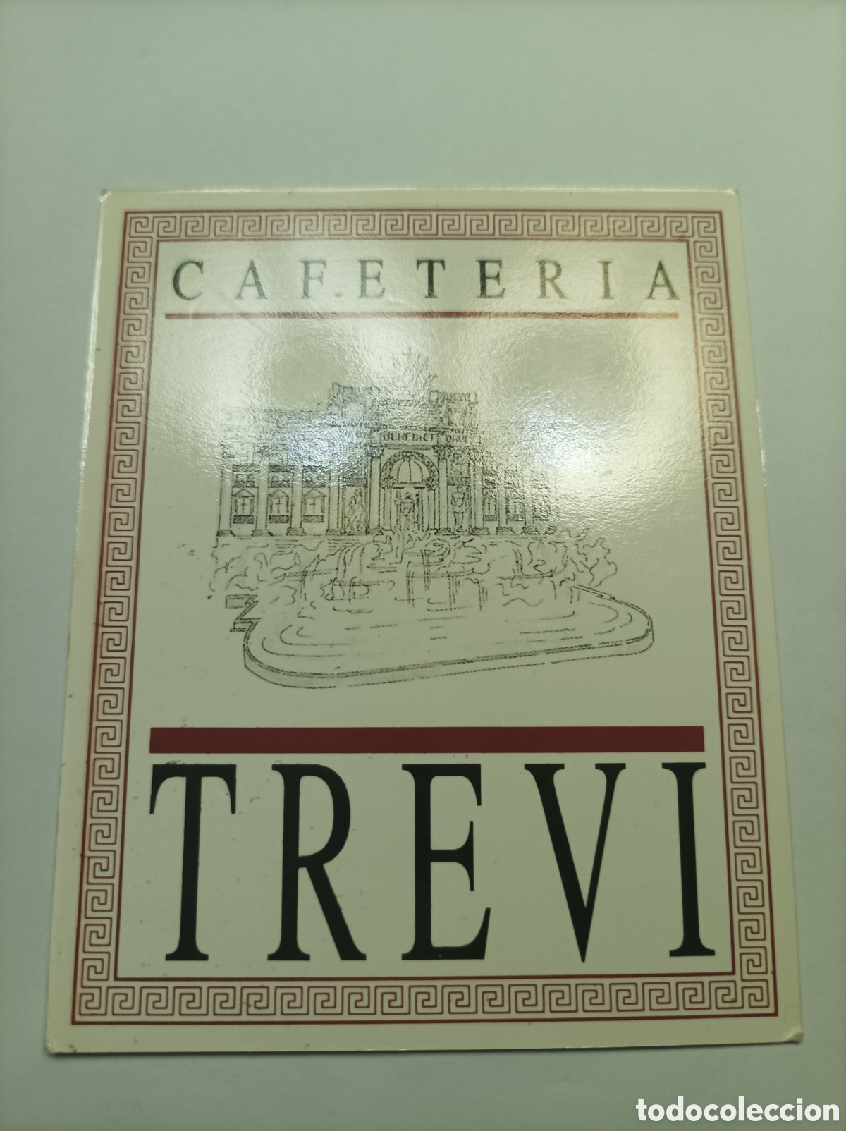 Vintage: CAFETER&Iacute;A TREVI. POSAVASOS. - Foto 1