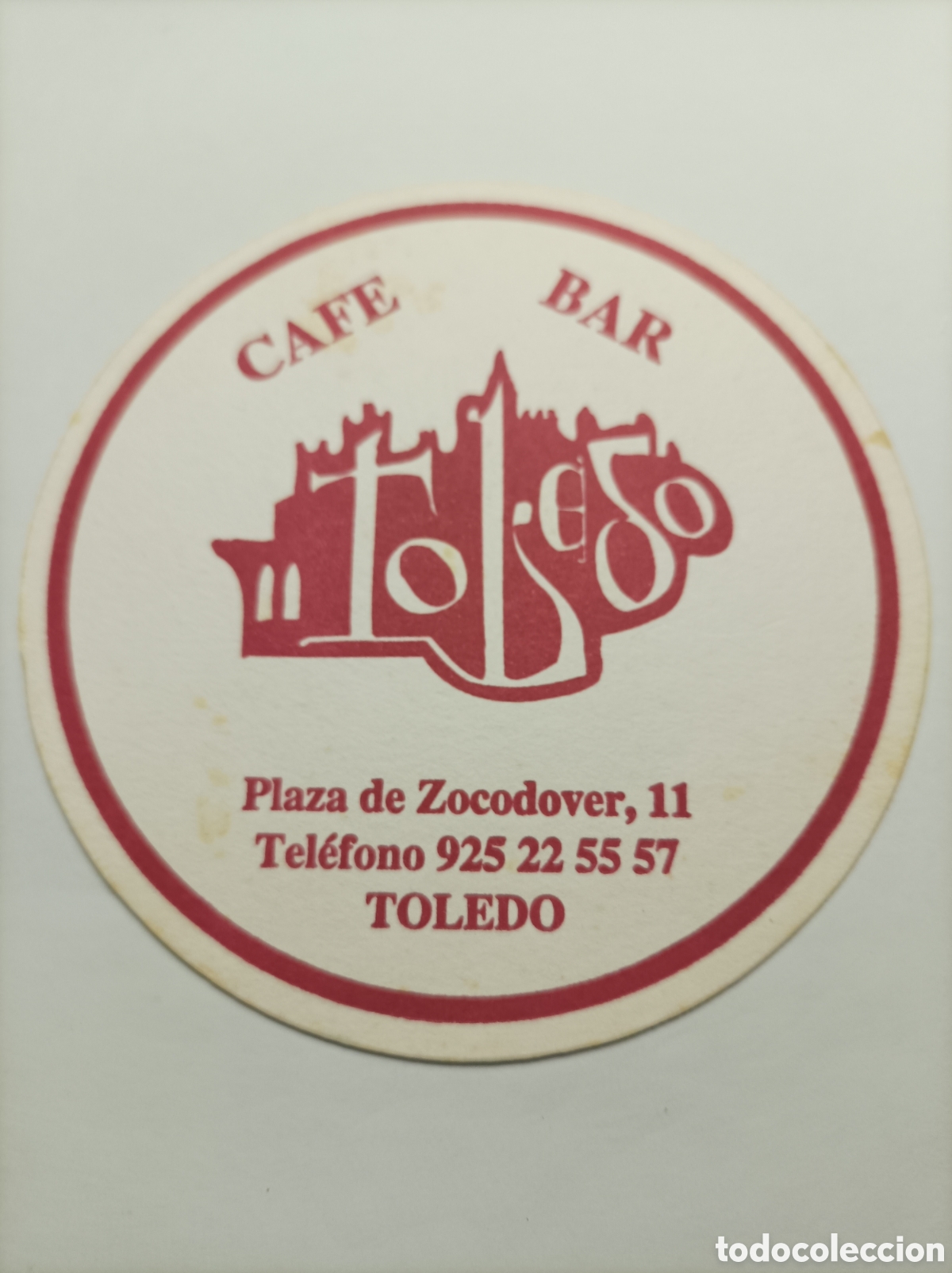 Vintage: CAFE TOLEDO. POSAVASOS. - Foto 1