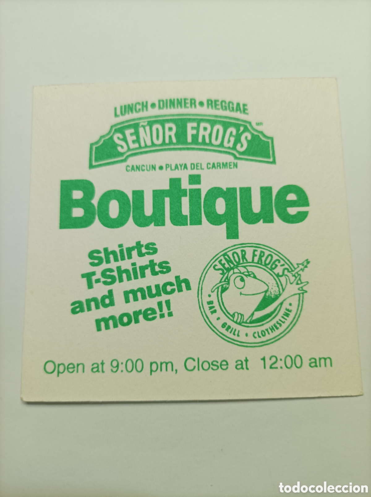 Vintage: LA BOUTIQUE. CANC&Uacute;N. POSAVASOS. - Foto 1