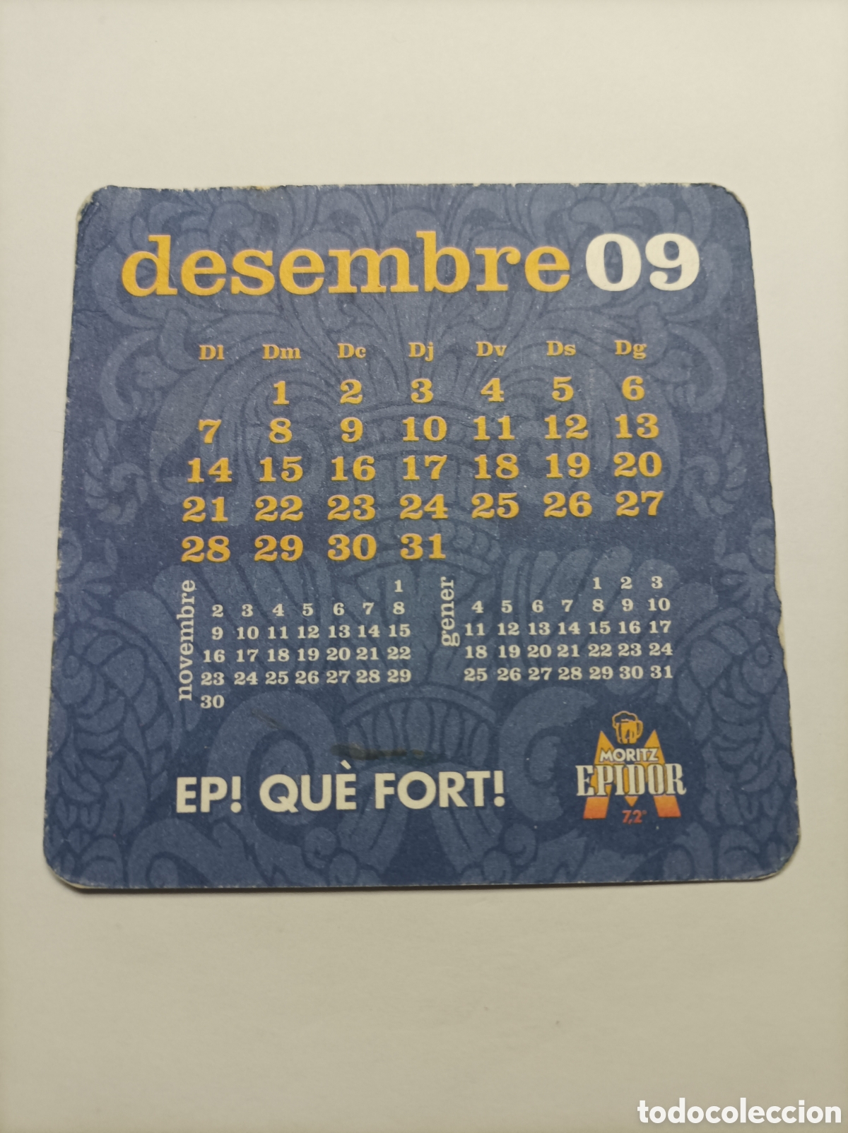 Vintage: MORITZ EPIDOR. POSAVASOS. - Foto 2