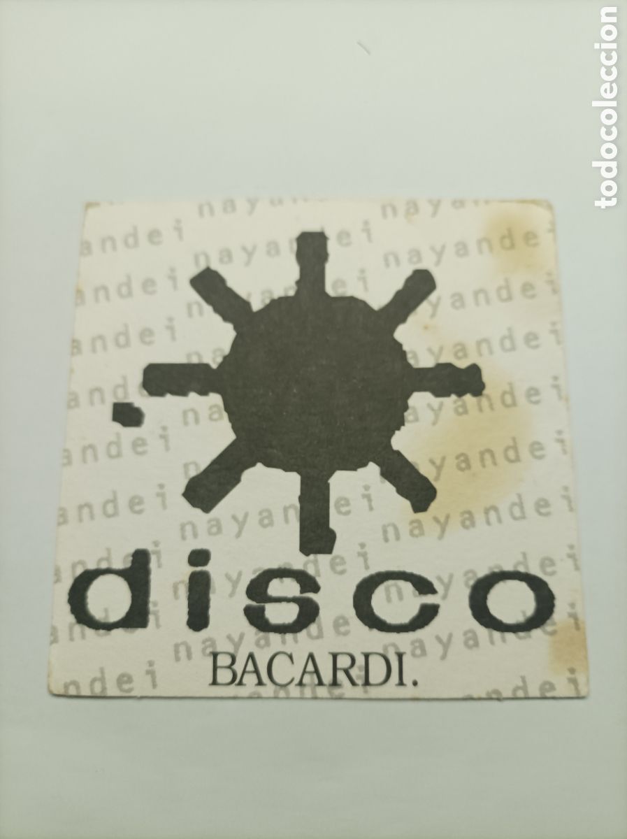 Vintage: DISCO BACARDI. POSAVASOS. - Foto 1