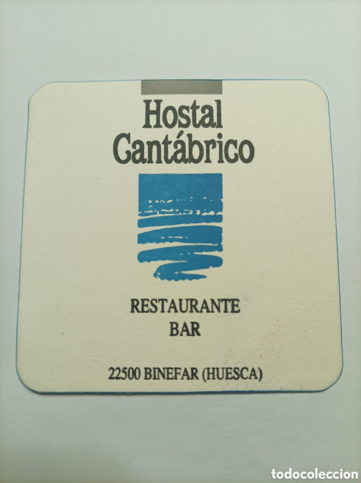 Vintage: HOSTAL CANT&Aacute;BRICO. BENIFAR. POSAVASOS. - Foto 1