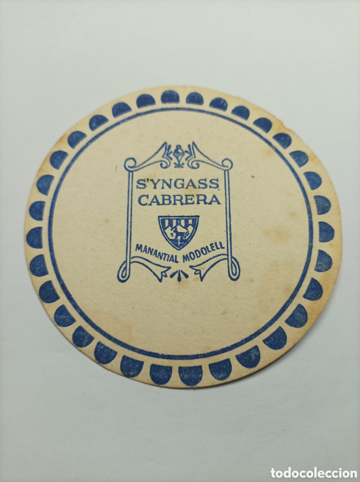 Vintage: SYNGASS CABRERA. POSAVASOS. - Foto 1