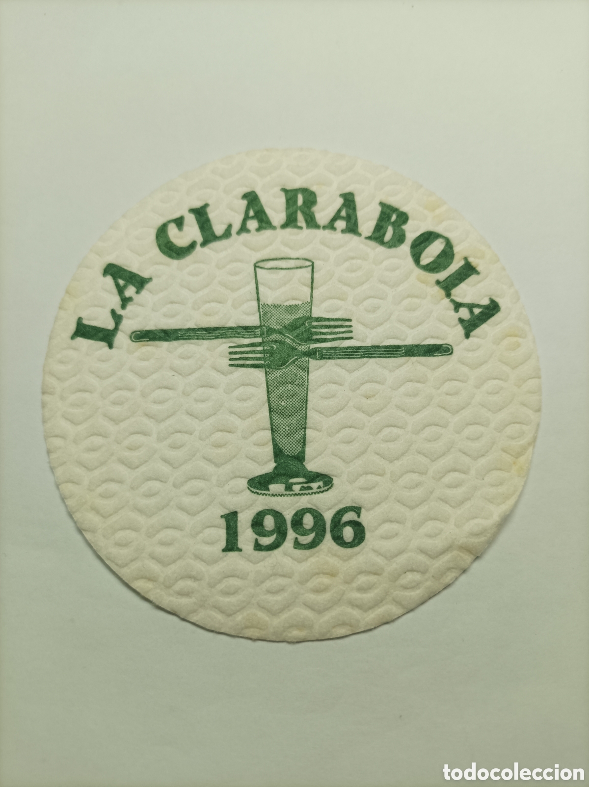 Vintage: LA CLARABOIA 1996. POSAVASOS. - Foto 1