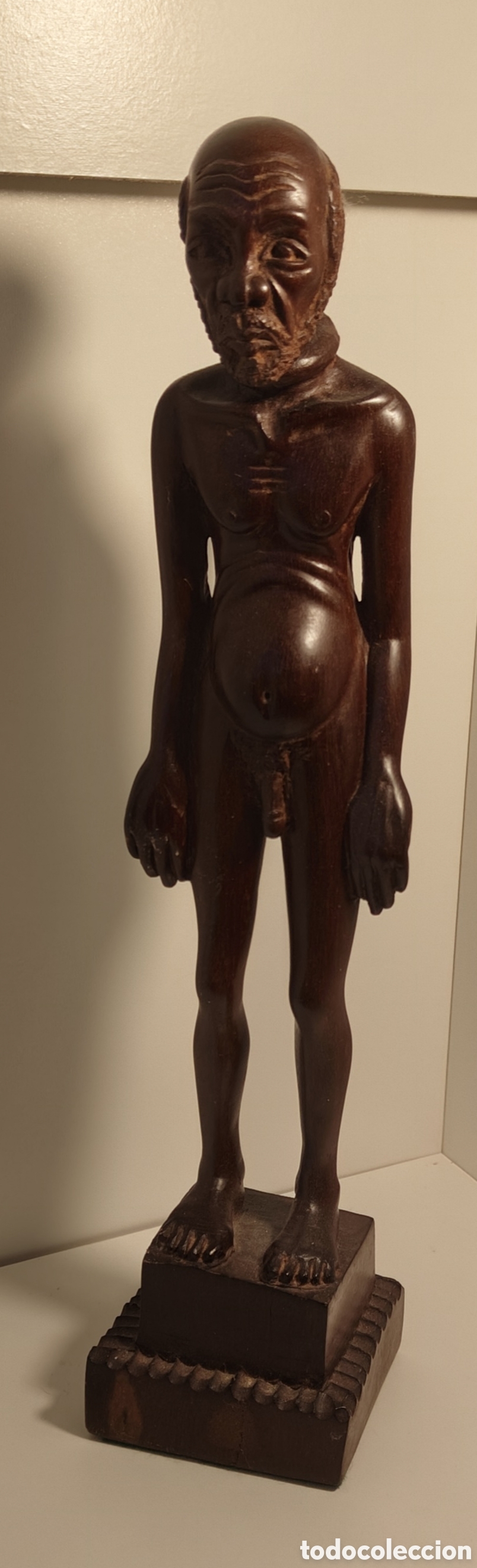 Vintage: Figura madera tallada - sm05 - Foto 1
