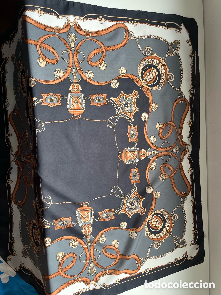 Vintage: Pa&ntilde;uelo seda Italia (estampado ideal) - Foto 4