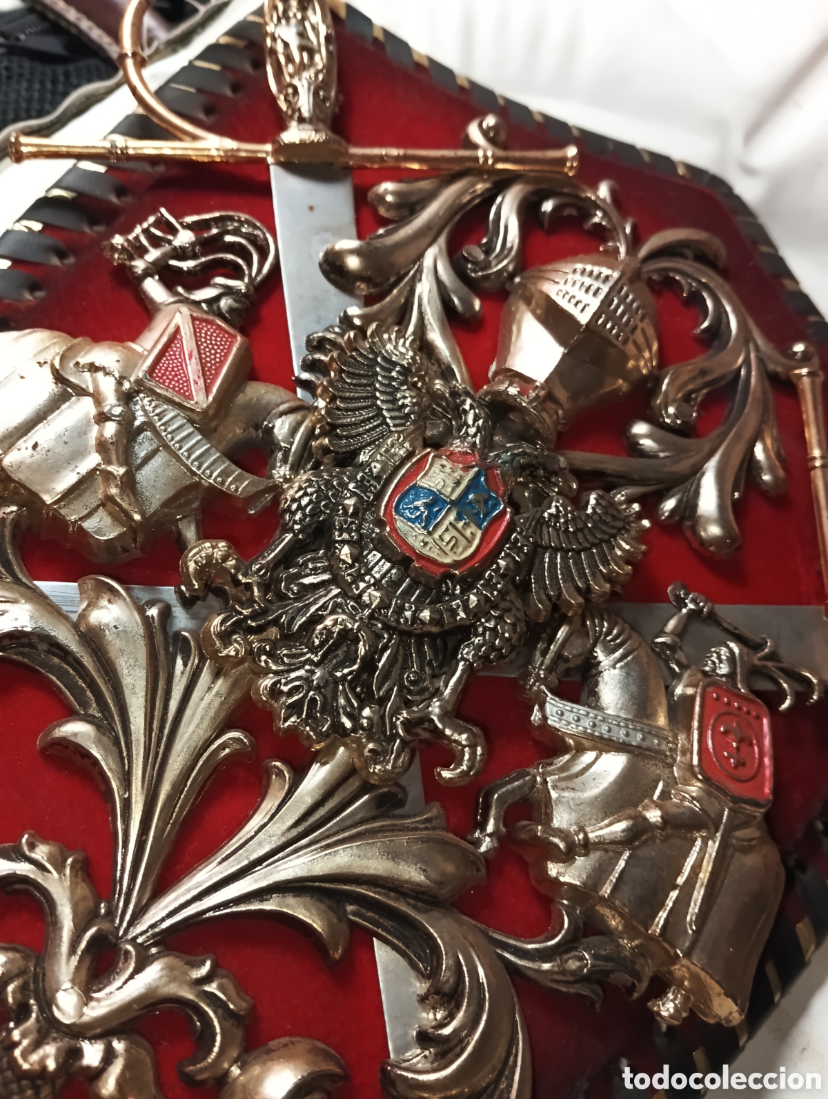 Vintage: Escudo de armas espa&ntilde;ol desconocido - Foto 4
