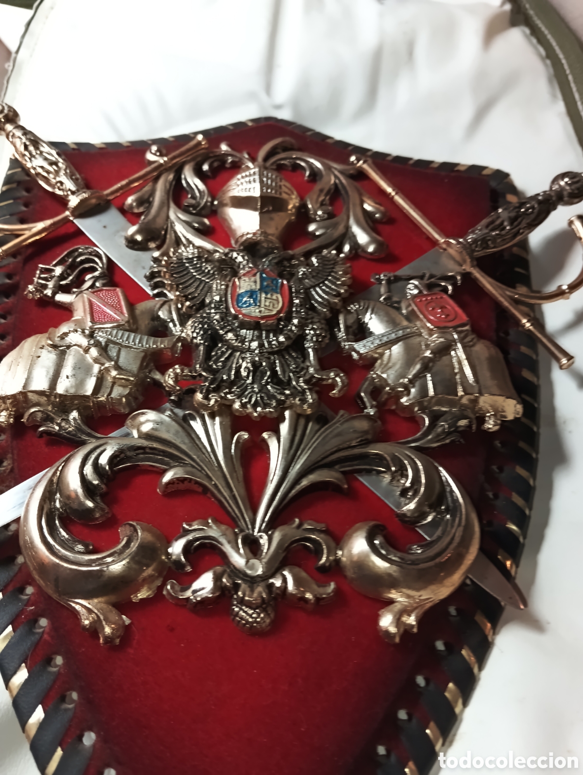 Vintage: Escudo de armas espa&ntilde;ol desconocido - Foto 6