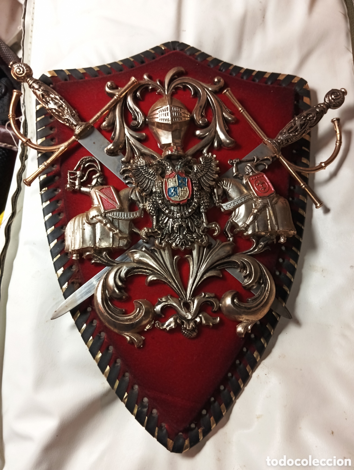 Vintage: Escudo de armas espa&ntilde;ol desconocido - Foto 1