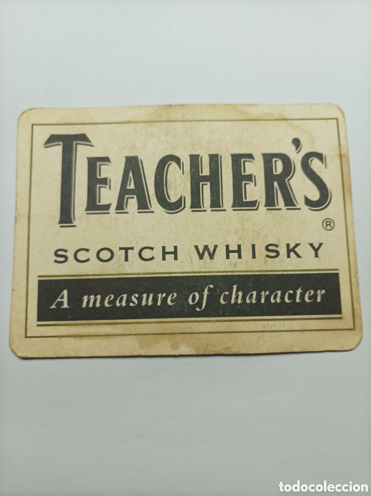 Vintage: TEACHERS WHISKY. POSAVASOS. - Foto 2