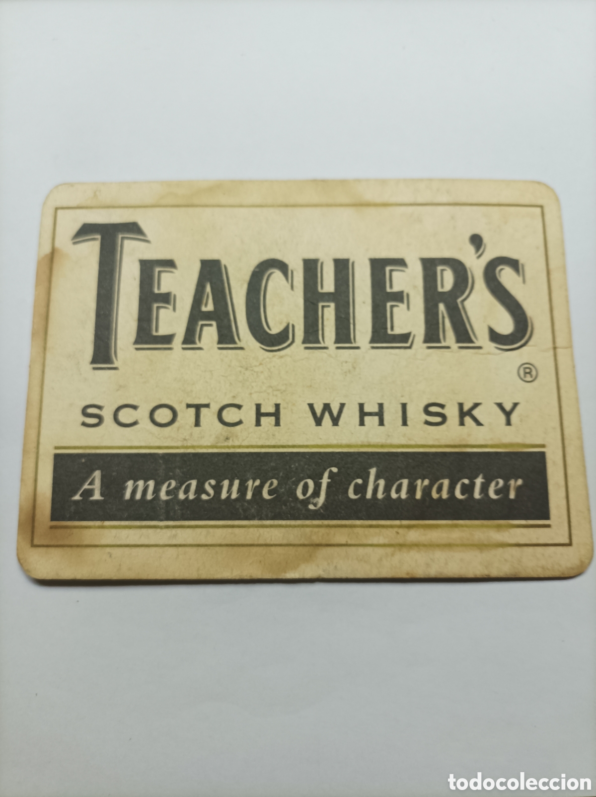 Vintage: TEACHERS WHISKY. POSAVASOS. - Foto 1