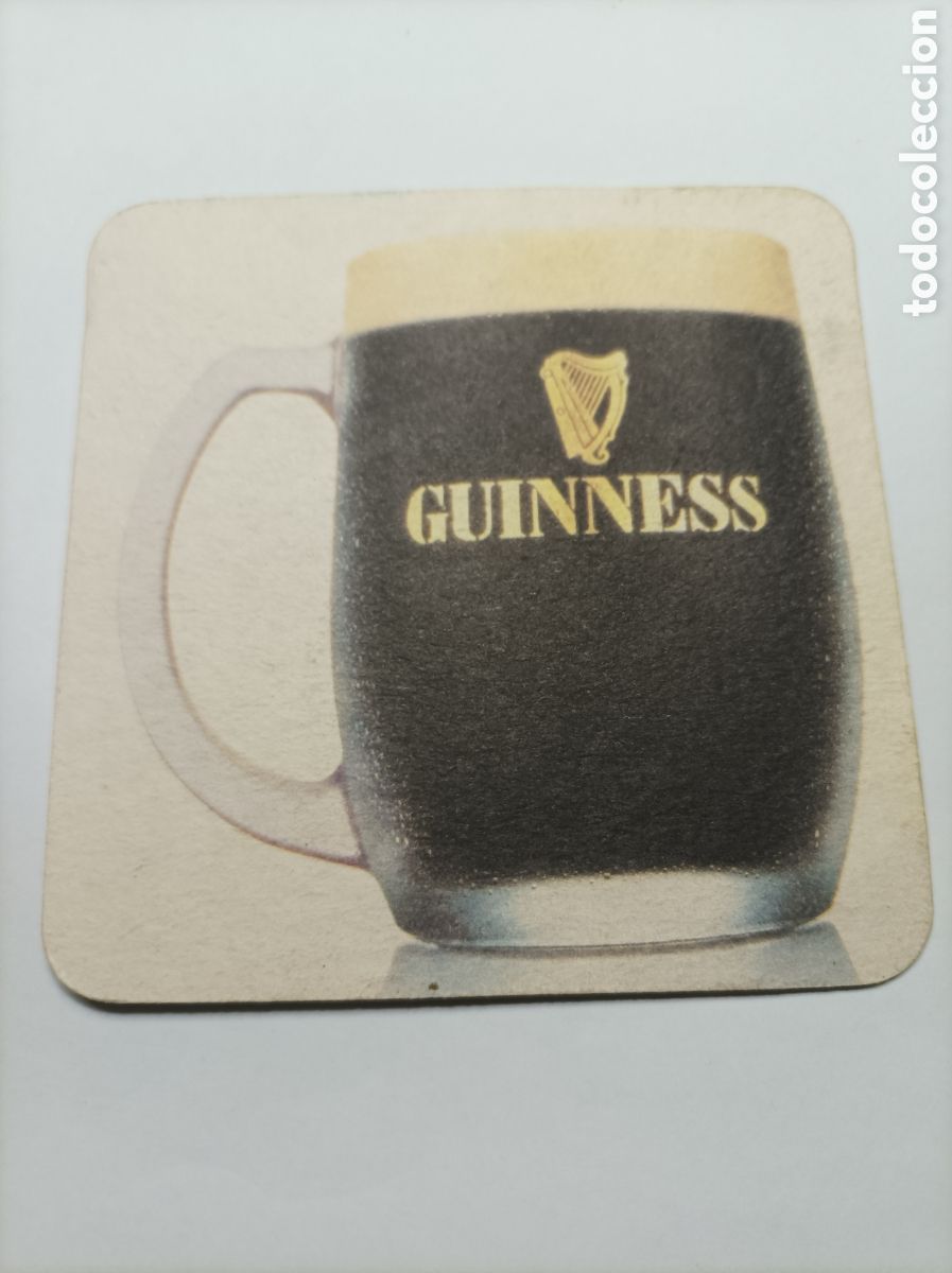 Vintage: GUINNWS CERVEZA. POSAVASOS. - Foto 2