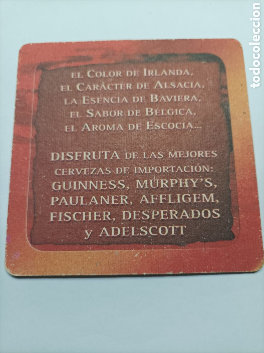 Vintage: CERVEZAS DE IMPORTACI&Oacute;N. POSAVASOS. - Foto 2