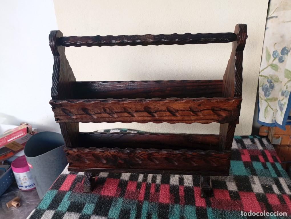 Vintage: recistero de madera rustica - Foto 1