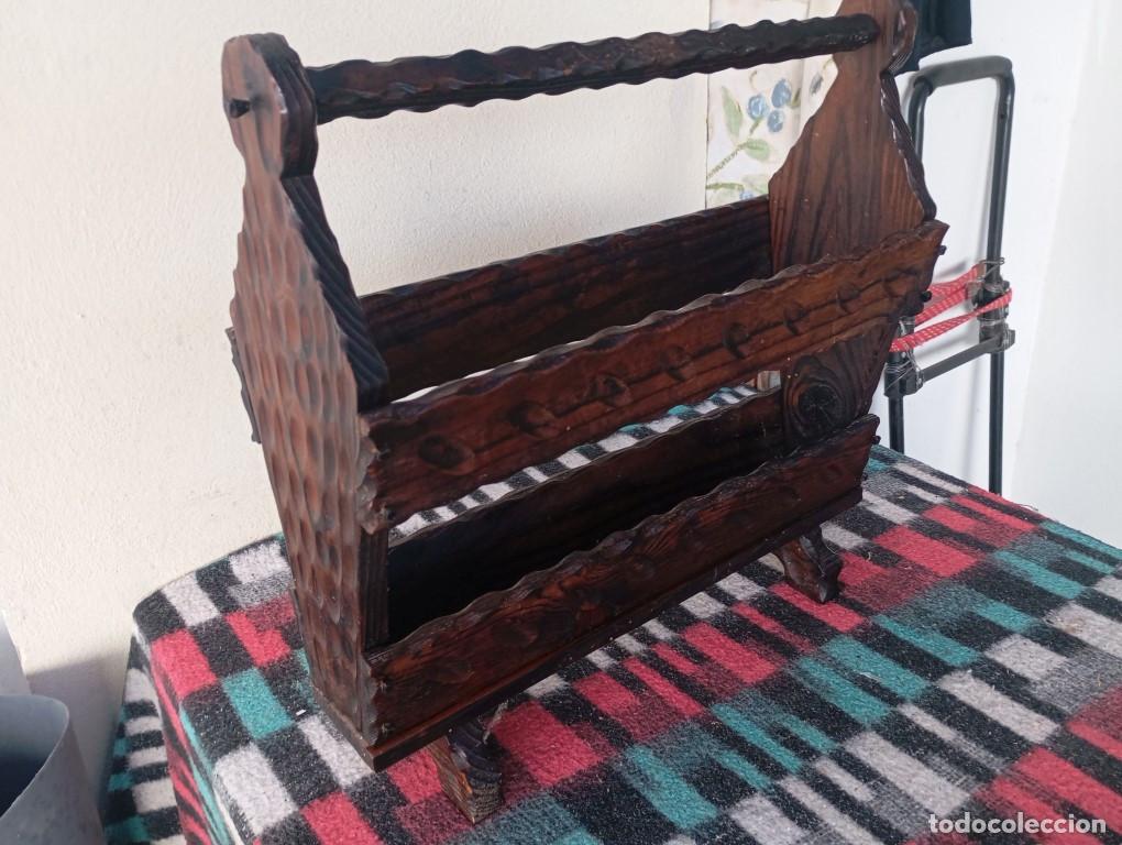 Vintage: recistero de madera rustica - Foto 3