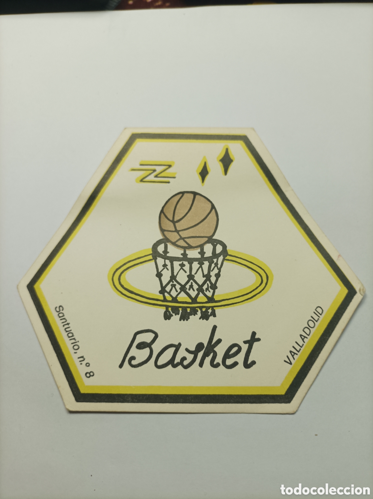 Vintage: BASKET. VALLADOLID. POSAVASOS. - Foto 1