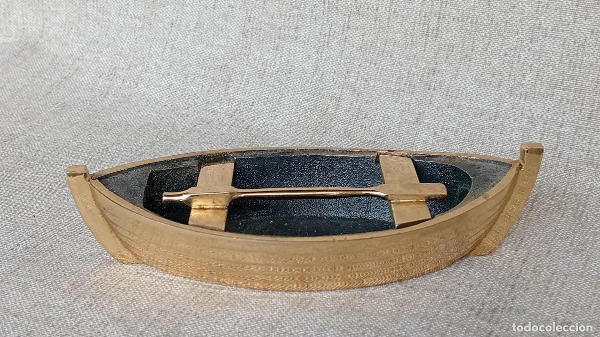 Vintage: BARCA DECORATIVA EN BRONCE