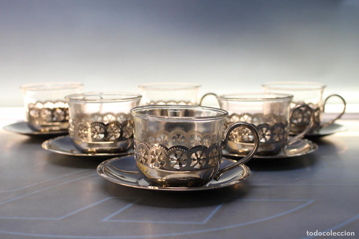 Vintage: 6 servicios de caf&eacute; o t&eacute;. URSS.