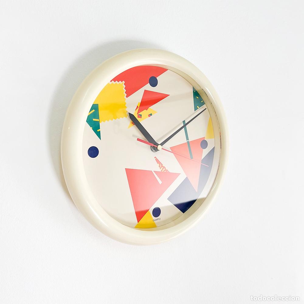 Vintage: Reloj de pared postmoderno, 1980s - Foto 1