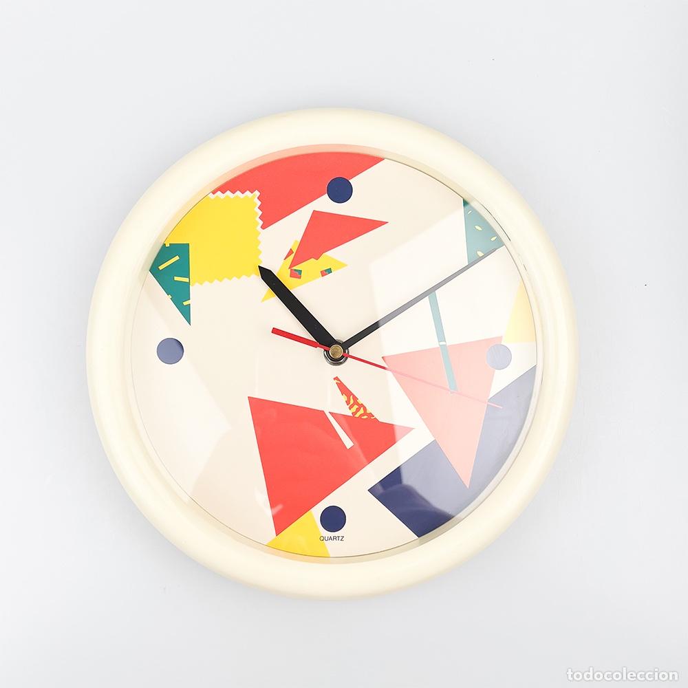 Vintage: Reloj de pared postmoderno, 1980s - Foto 2