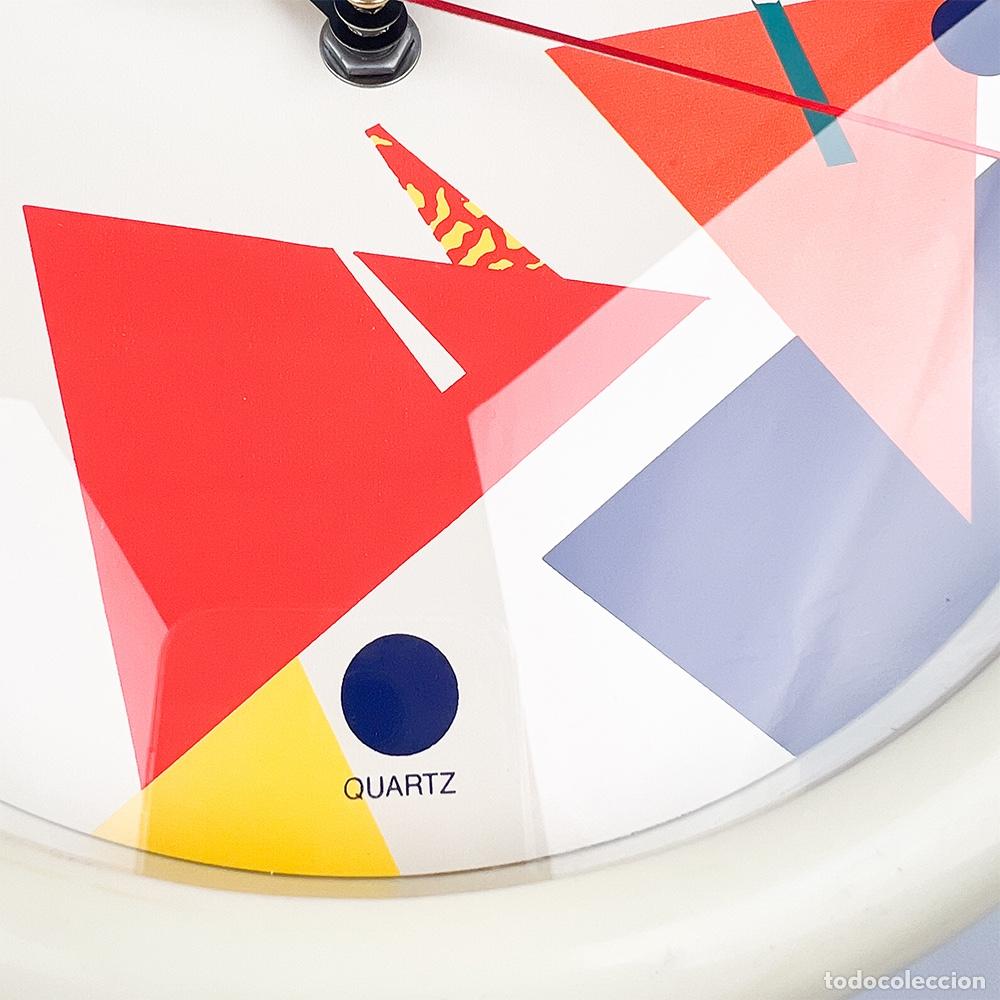 Vintage: Reloj de pared postmoderno, 1980s - Foto 4